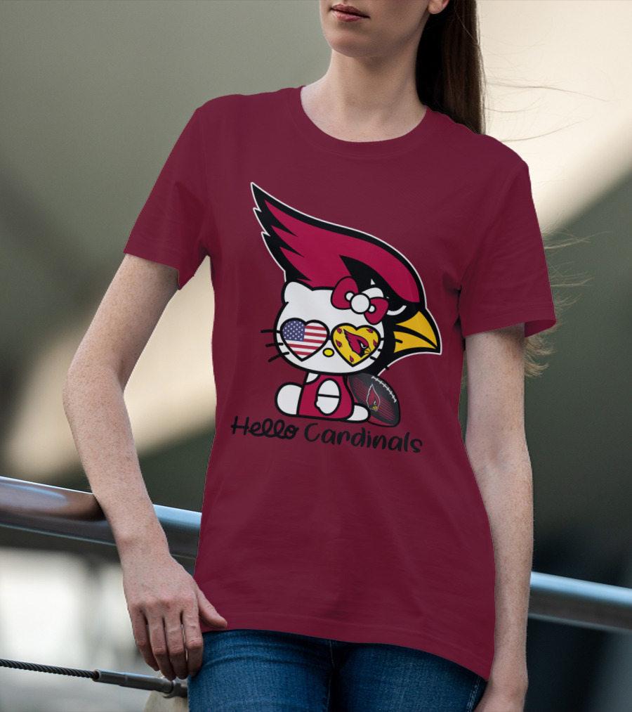 Hello Cardinals Arizona Cardinals T-Shirt