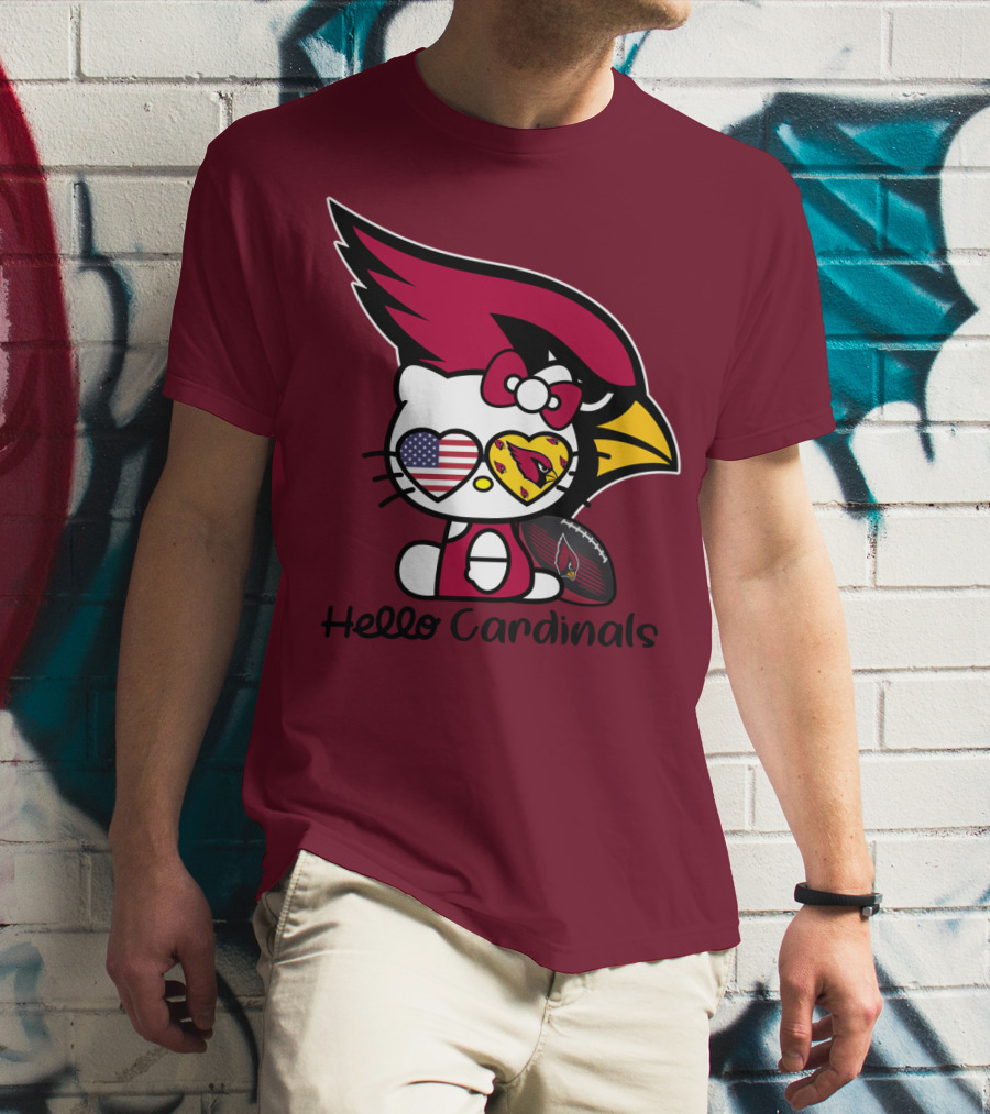 Hello Cardinals Arizona Cardinals T-Shirt