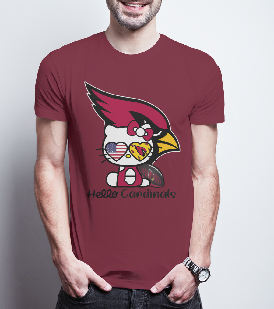Hello Cardinals Arizona Cardinals T-Shirt