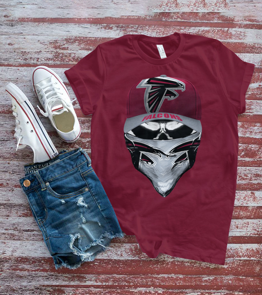 Atlanta Falcons Logo Cap Bandana Combo T-Shirt