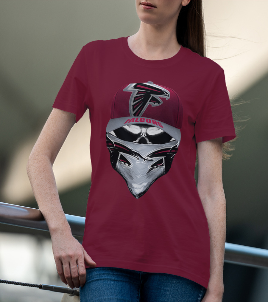 Atlanta Falcons Logo Cap Bandana Combo T-Shirt
