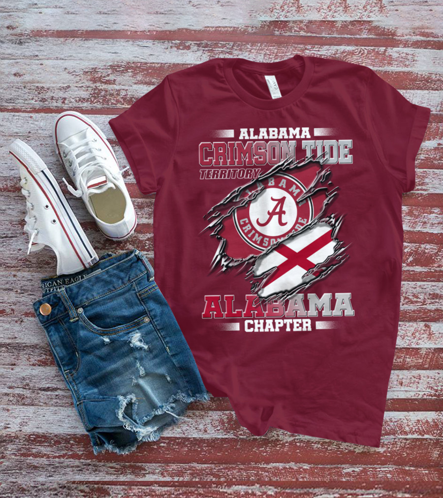 Alabama Crimson Tide Territory Alabama Chapter Crimson Tide T-Shirt