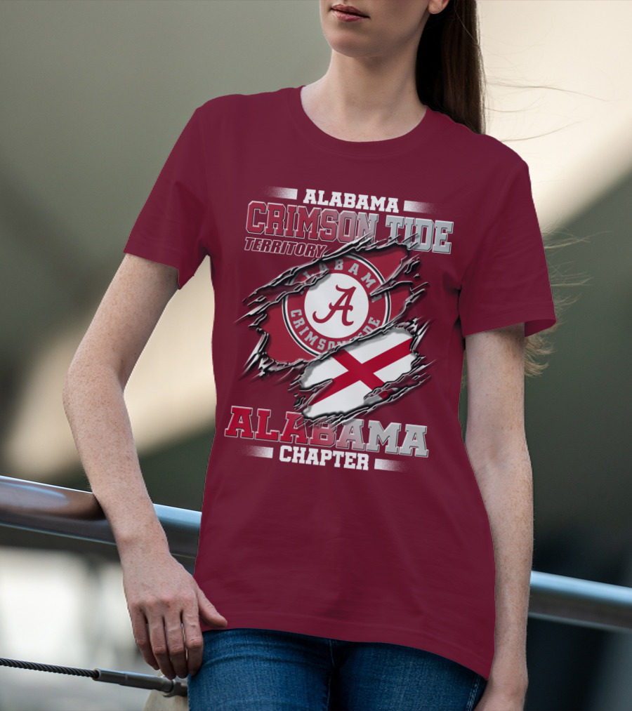 Alabama Crimson Tide Territory Alabama Chapter Crimson Tide T-Shirt