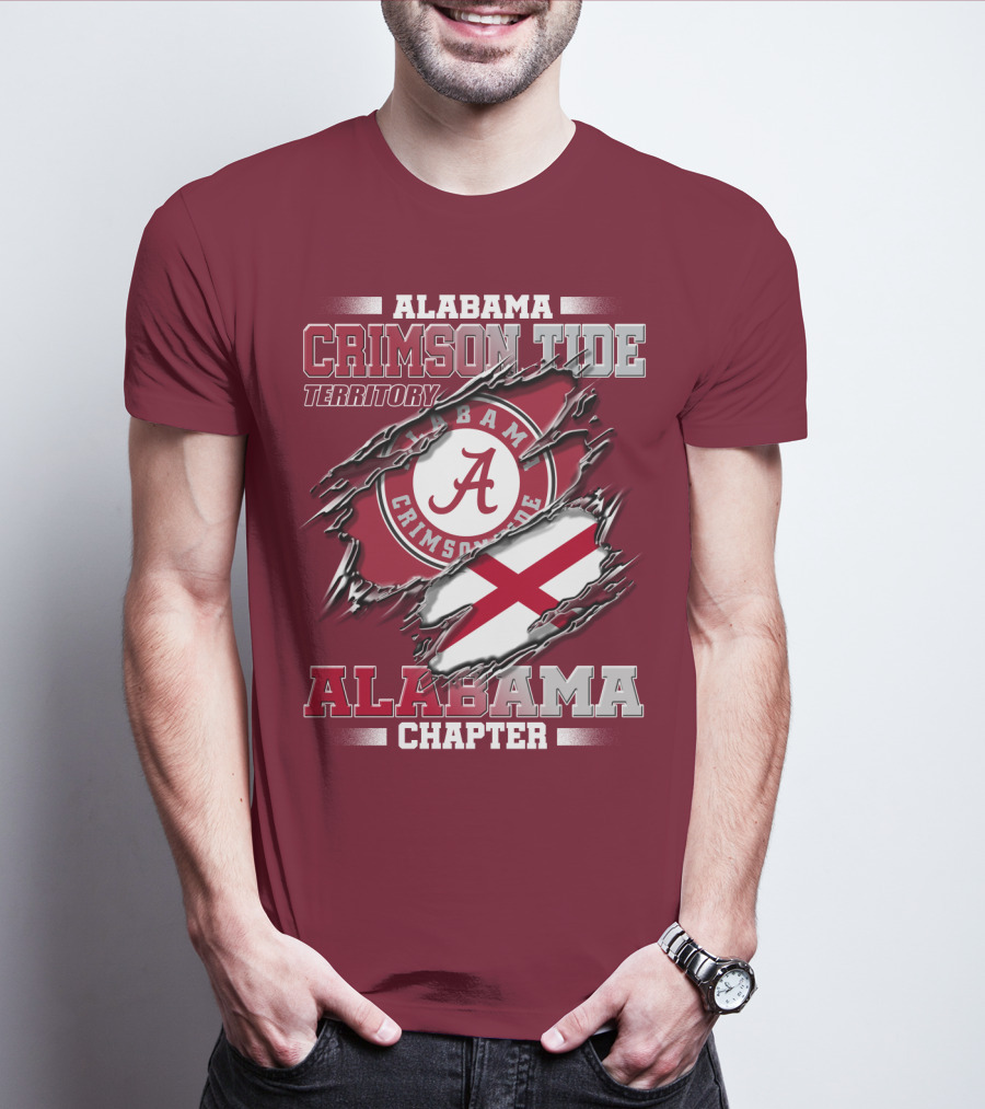Alabama Crimson Tide Territory Alabama Chapter Crimson Tide T-Shirt