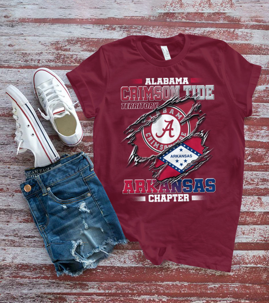 Alabama Crimson Tide Territory Arkansas Chapter T-Shirt