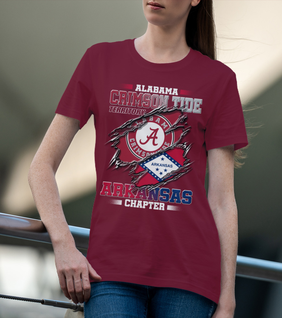 Alabama Crimson Tide Territory Arkansas Chapter T-Shirt