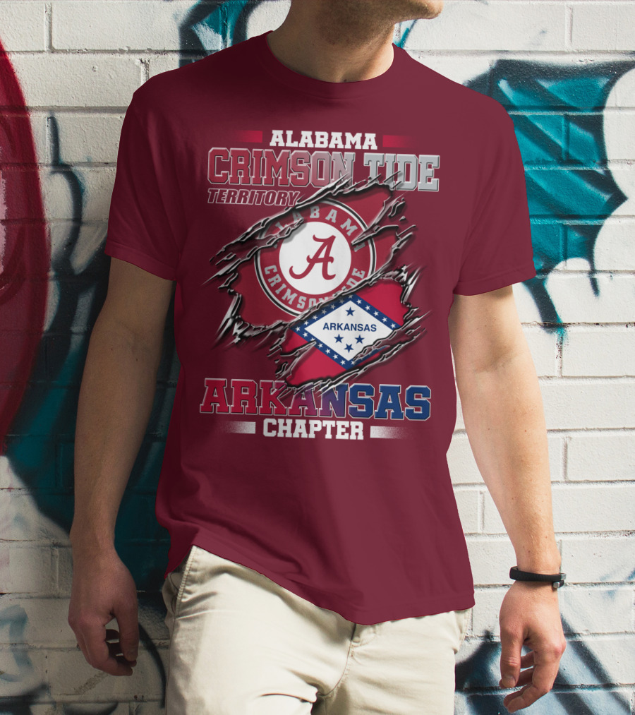 Alabama Crimson Tide Territory Arkansas Chapter T-Shirt