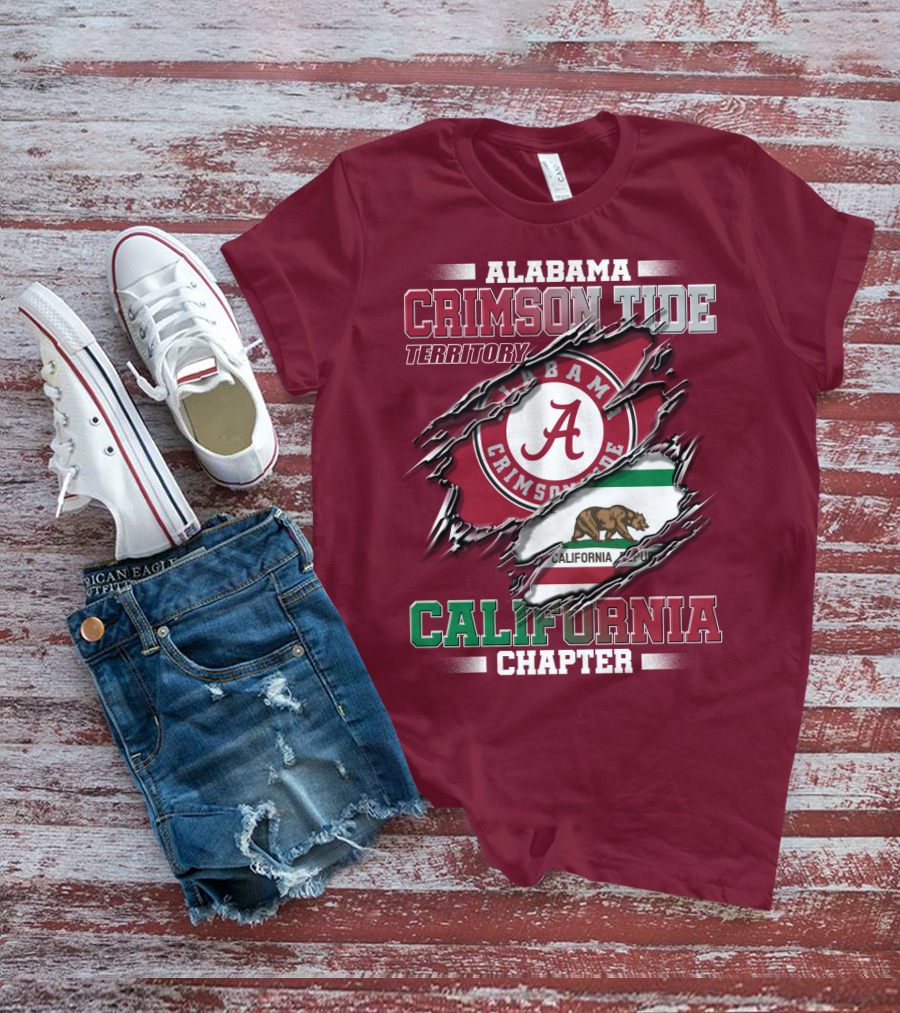 Alabama Crimson Tide Territory California Chapter T-Shirt