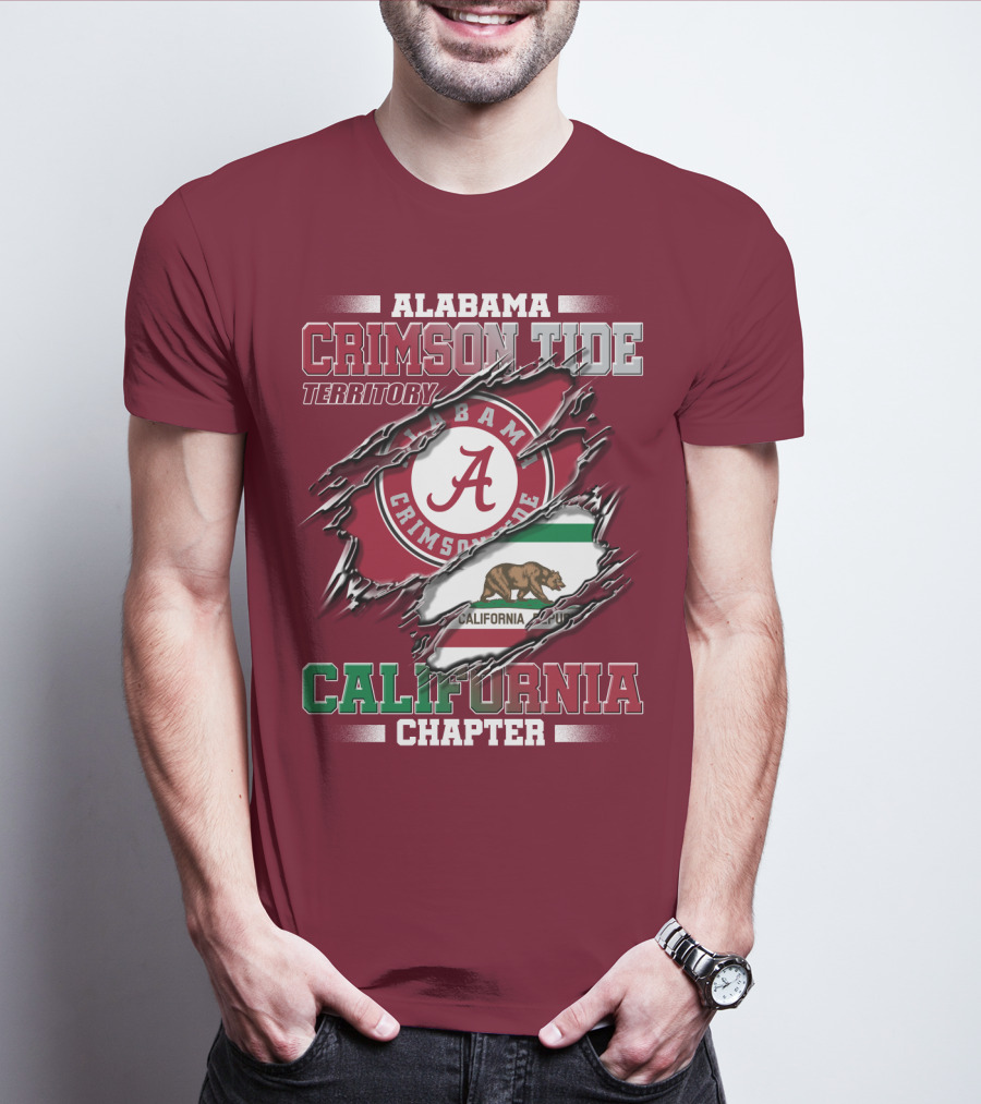 Alabama Crimson Tide Territory California Chapter T-Shirt