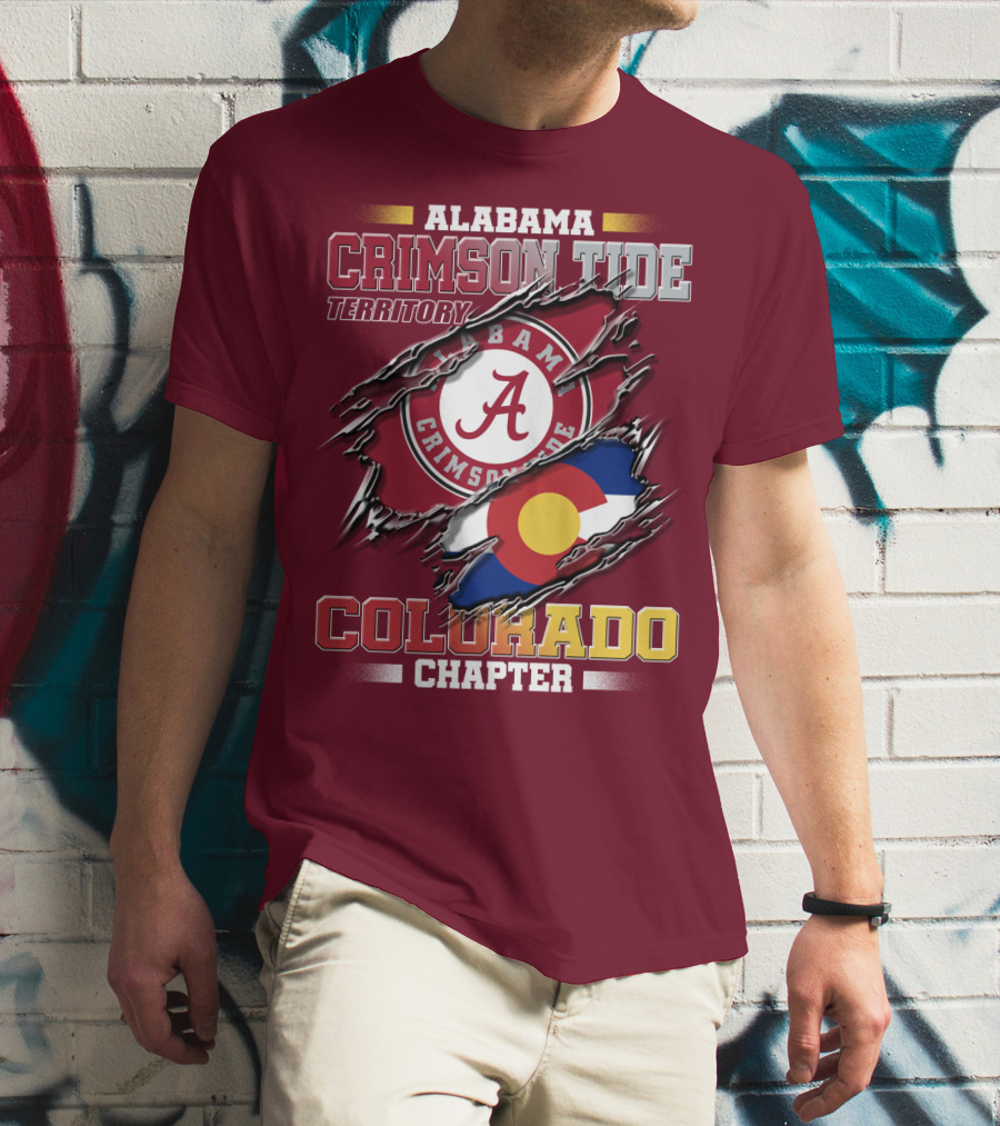 Alabama Crimson Tide Territory Colorado Chapter T-Shirt
