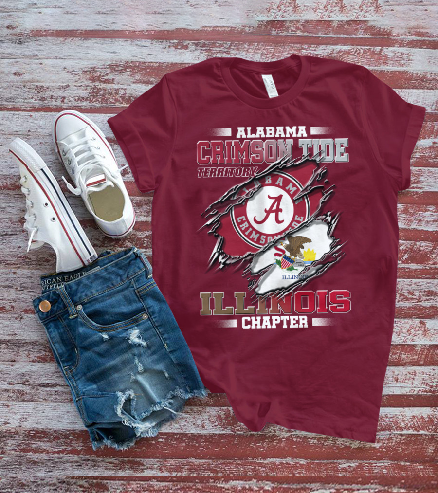 Alabama Crimson Tide Territory Illinois Chapter T-Shirt