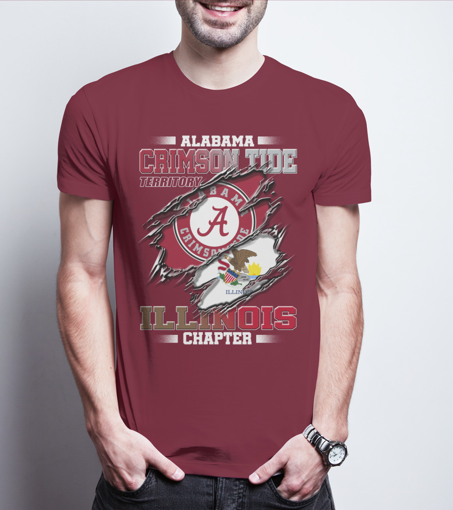 Alabama Crimson Tide Territory Illinois Chapter T-Shirt