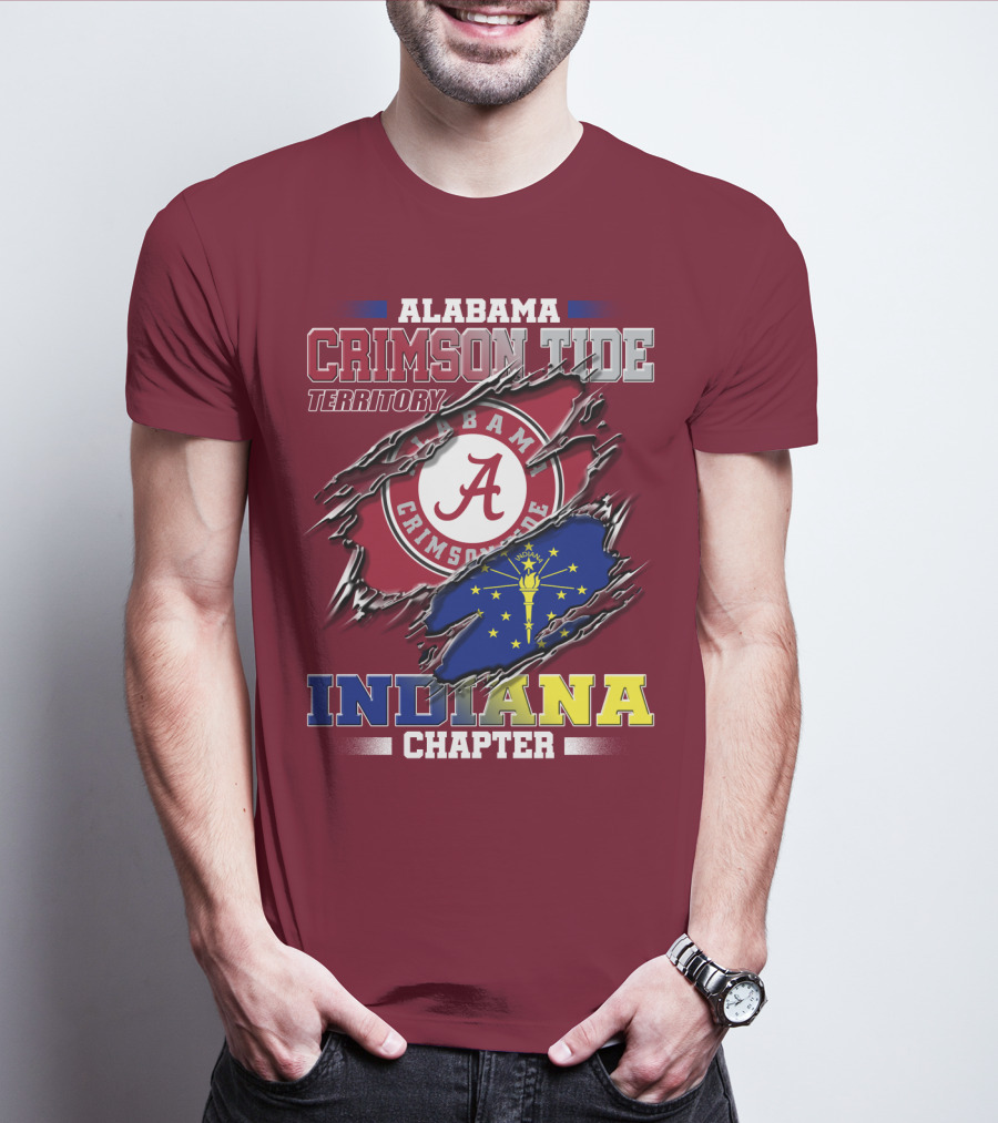 Alabama Crimson Tide Territory Indiana Chapter T-Shirt