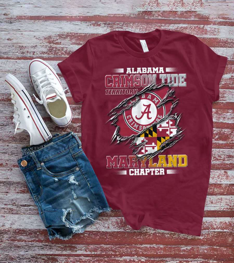 Alabama Crimson Tide Territory Maryland Chapter T-Shirt