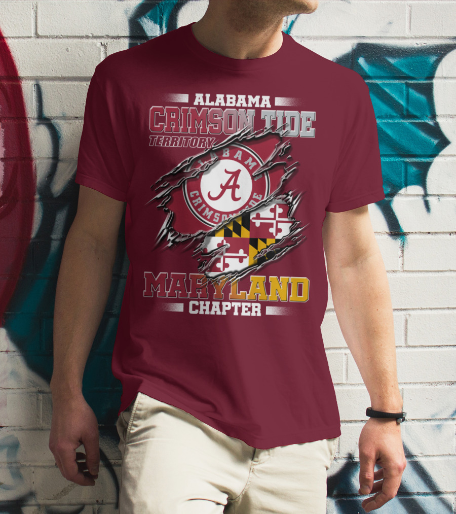 Alabama Crimson Tide Territory Maryland Chapter T-Shirt