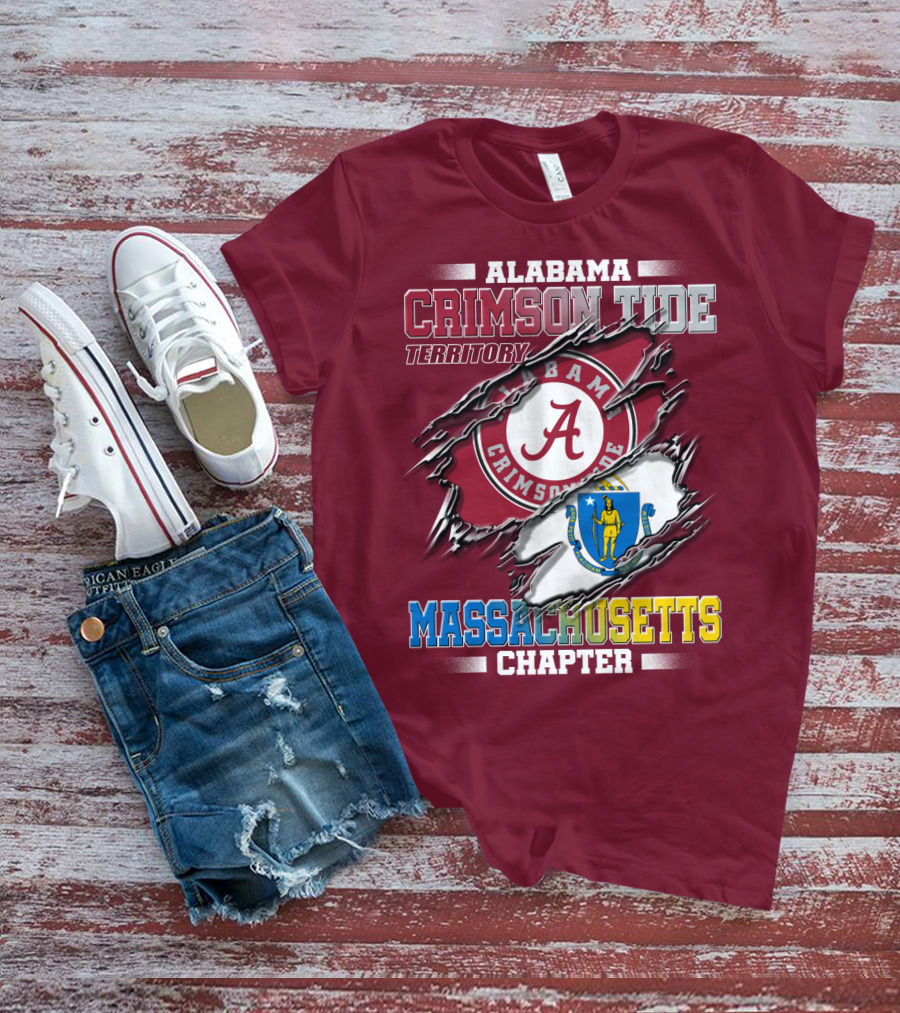 Alabama Crimson Tide Territory Massachusetts Chapter T-Shirt