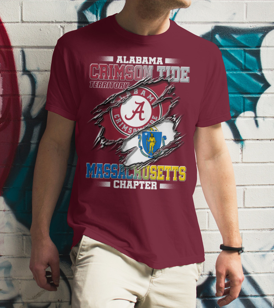 Alabama Crimson Tide Territory Massachusetts Chapter T-Shirt
