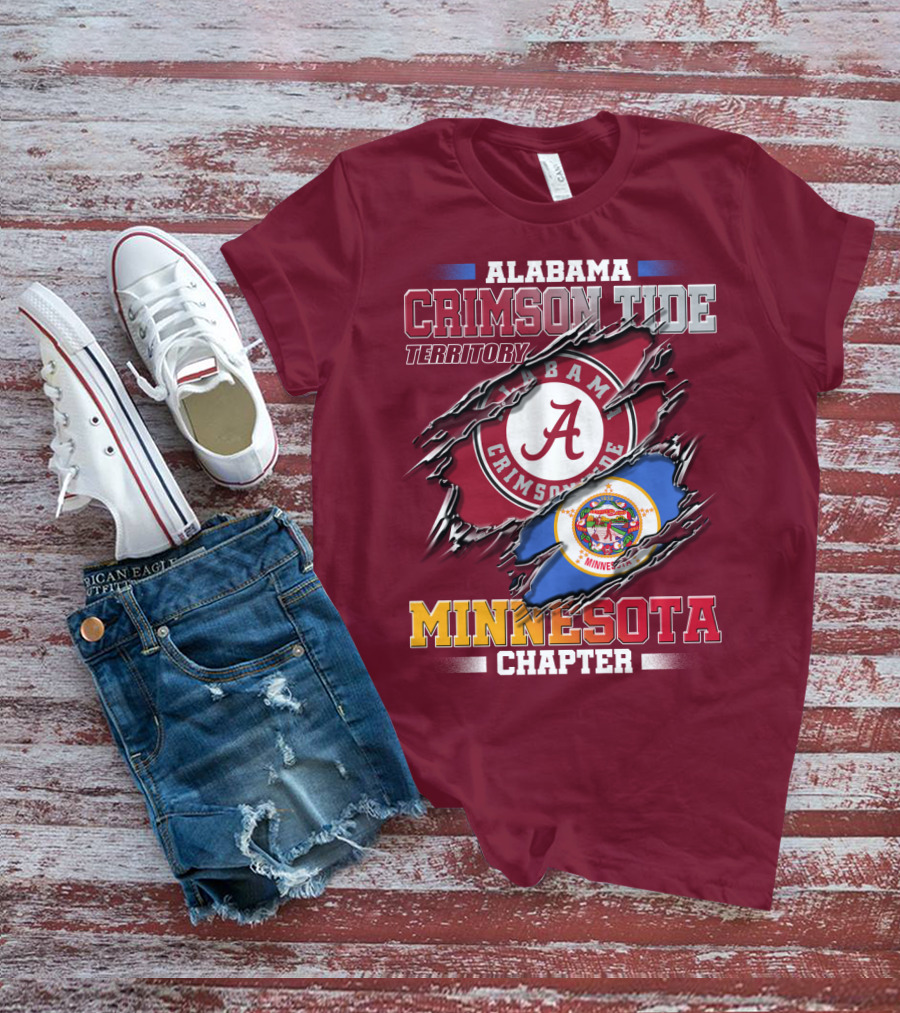 Alabama Crimson Tide Territory Minnesota Chapter T-Shirt