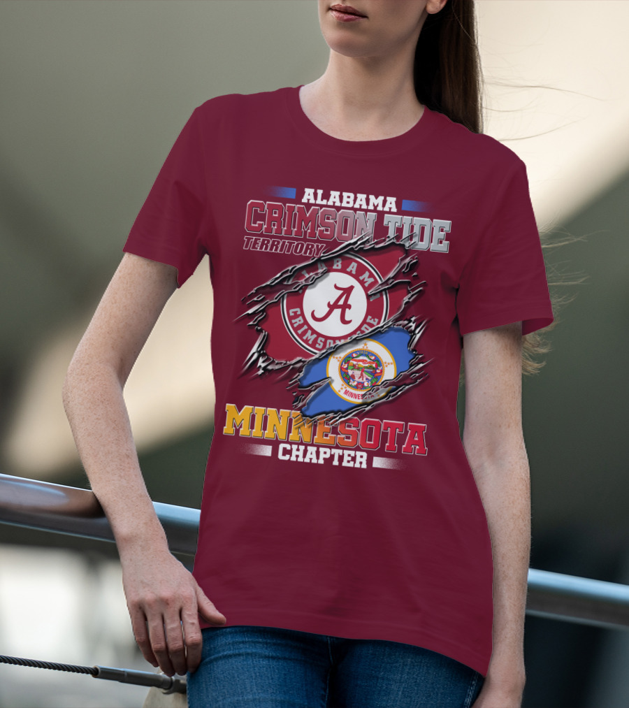 Alabama Crimson Tide Territory Minnesota Chapter T-Shirt