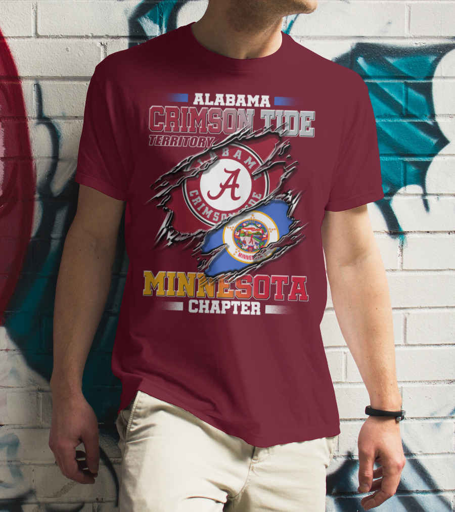 Alabama Crimson Tide Territory Minnesota Chapter T-Shirt