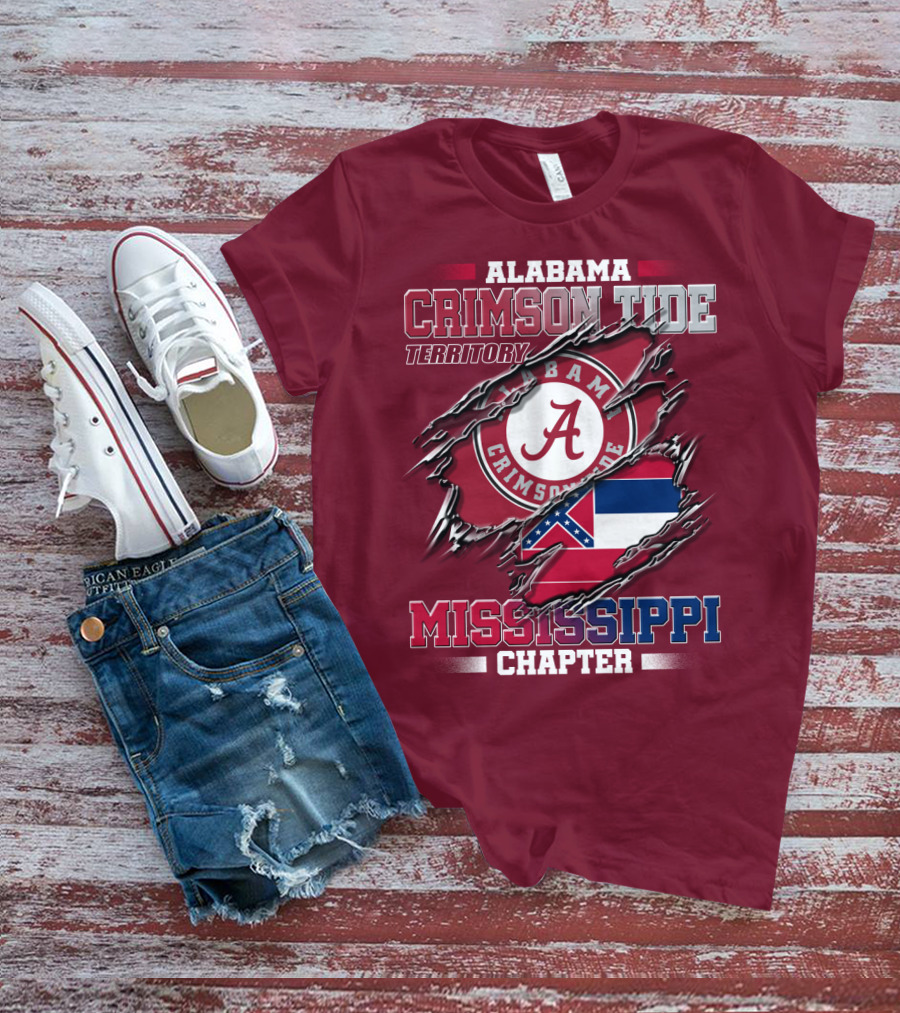 Alabama Crimson Tide Territory Mississippi Chapter T-Shirt