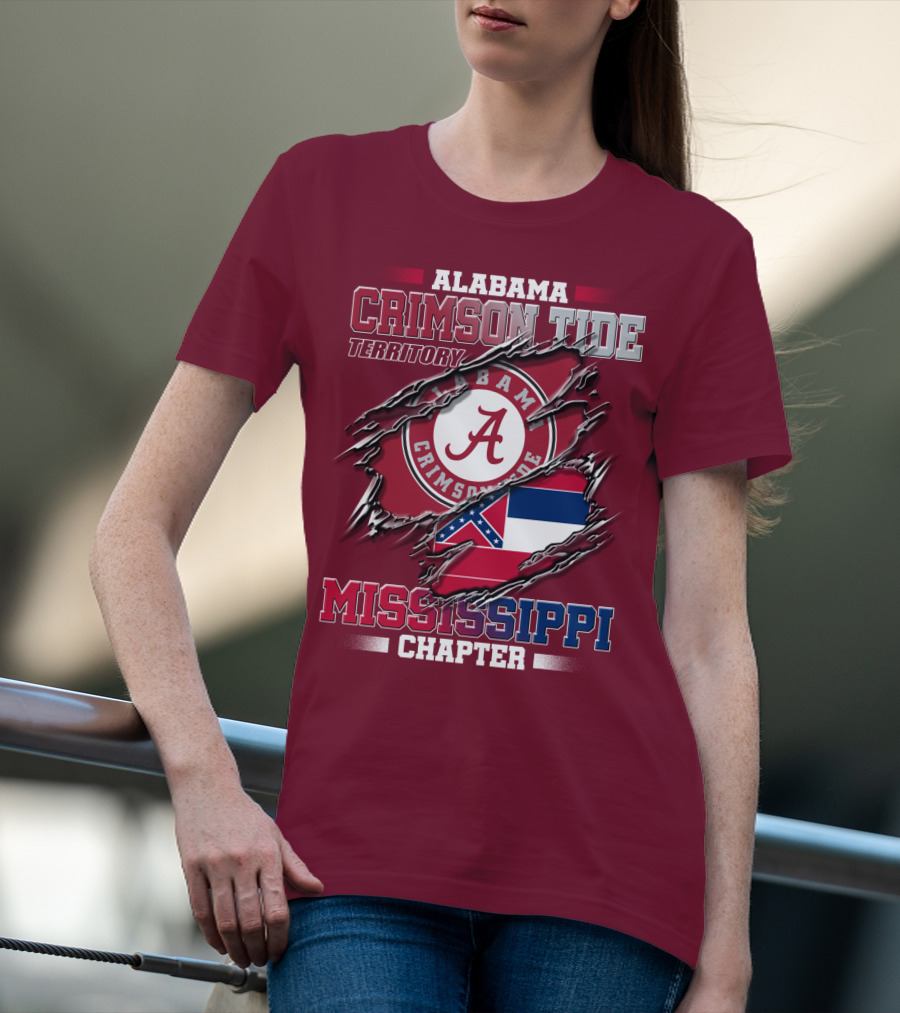 Alabama Crimson Tide Territory Mississippi Chapter T-Shirt