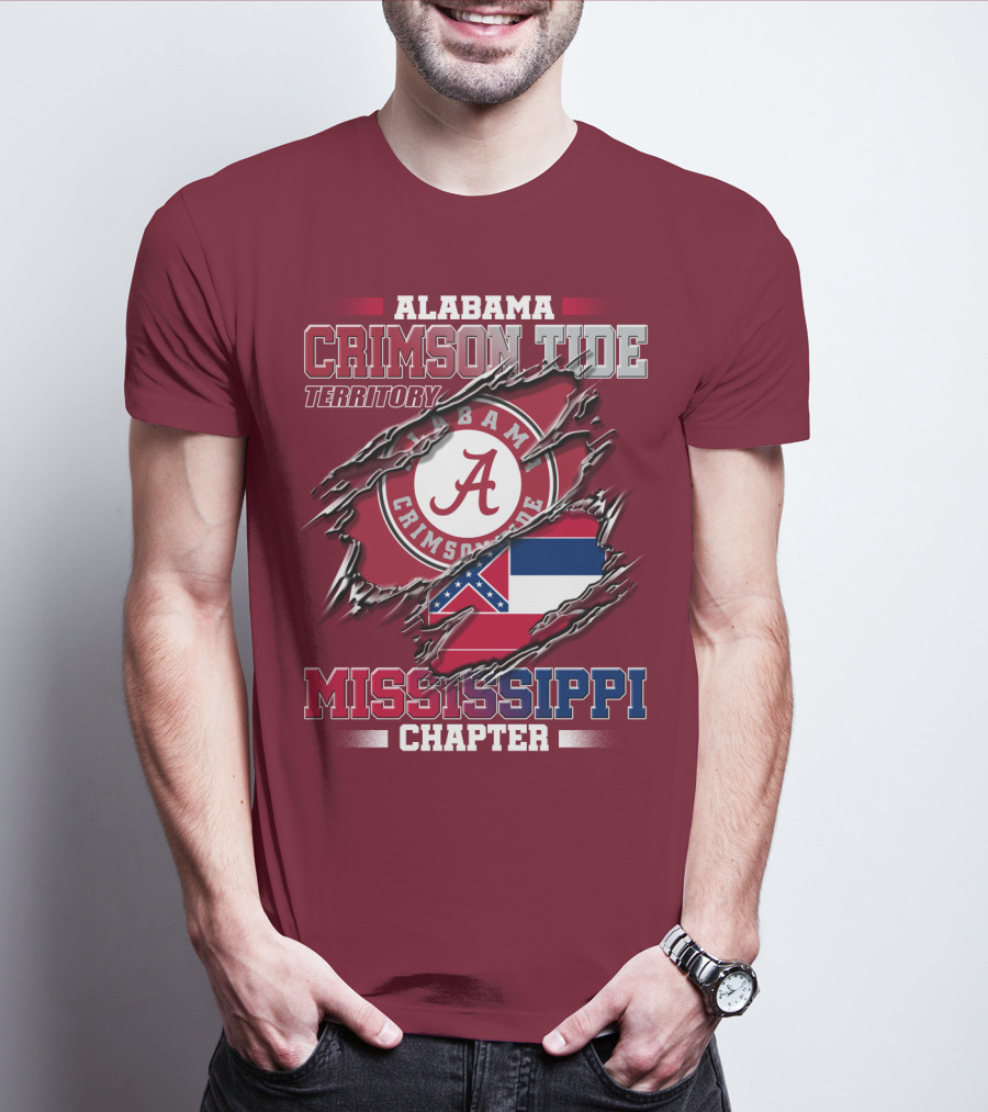 Alabama Crimson Tide Territory Mississippi Chapter T-Shirt
