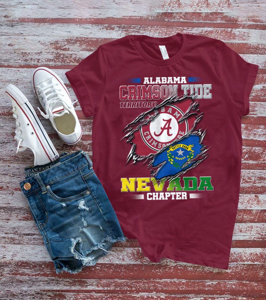 Alabama Crimson Tide Territory Nevada Chapter T-Shirt