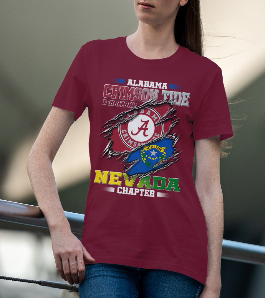 Alabama Crimson Tide Territory Nevada Chapter T-Shirt