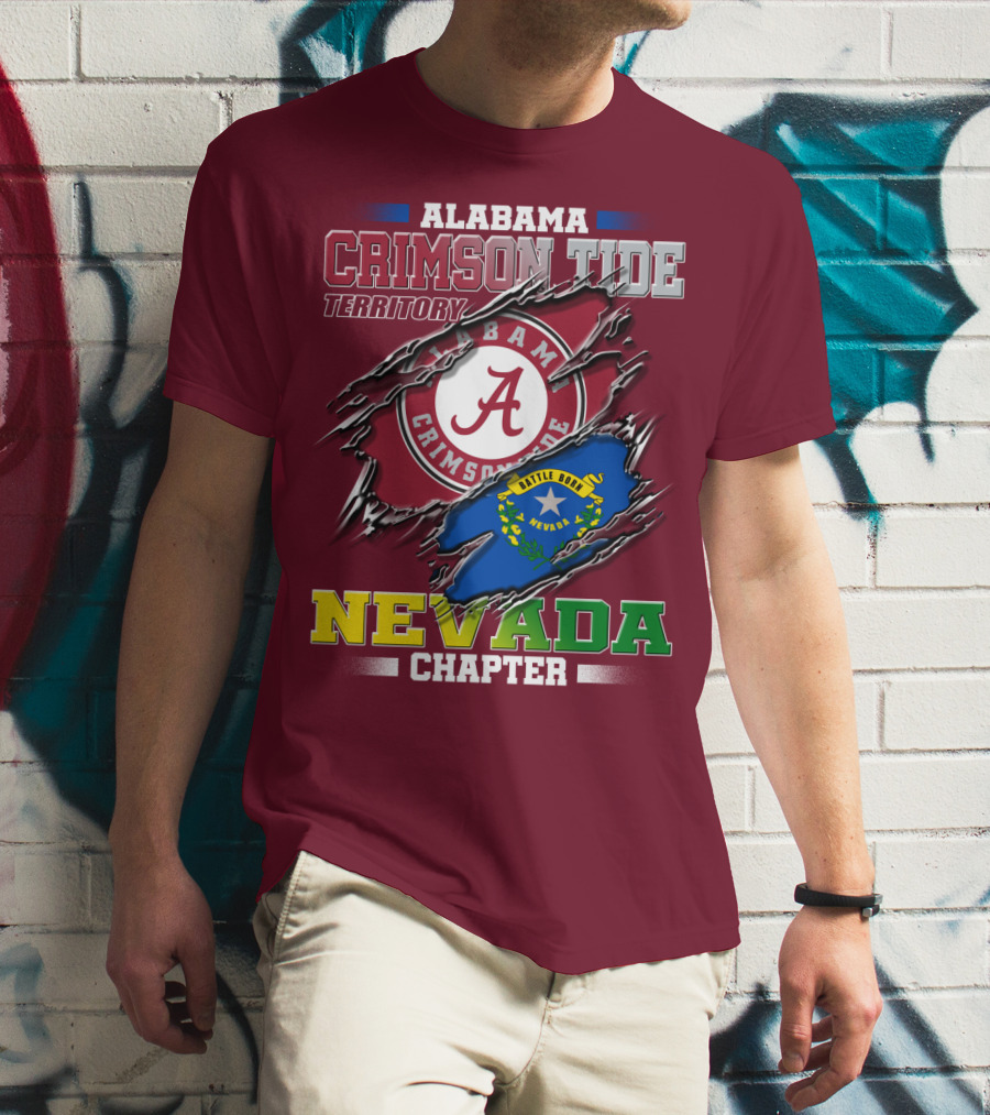 Alabama Crimson Tide Territory Nevada Chapter T-Shirt