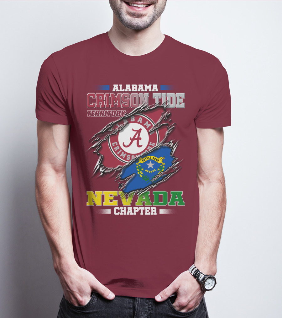 Alabama Crimson Tide Territory Nevada Chapter T-Shirt