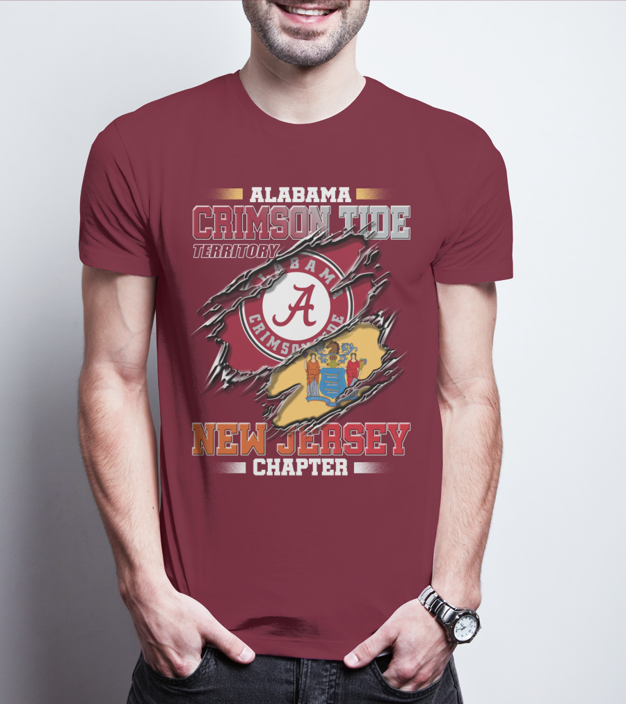 Alabama Crimson Tide Territory New Jersey Chapter T-Shirt