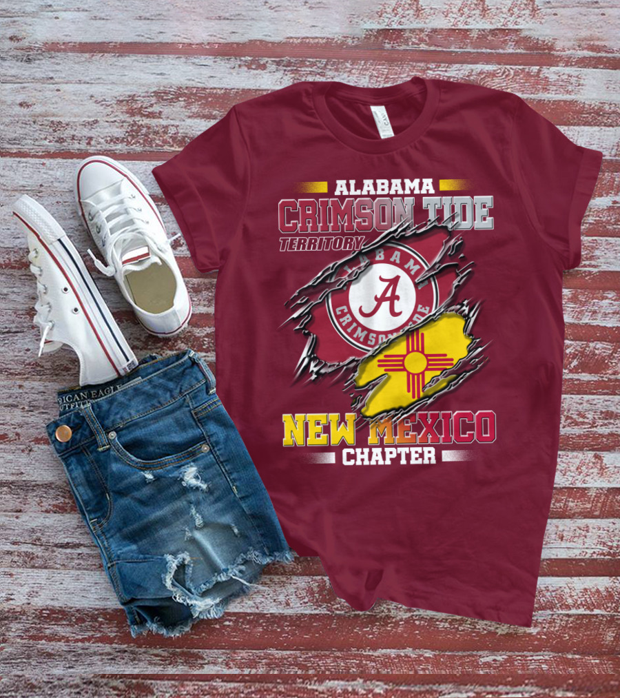 Alabama Crimson Tide Territory New Mexico Chapter T-Shirt