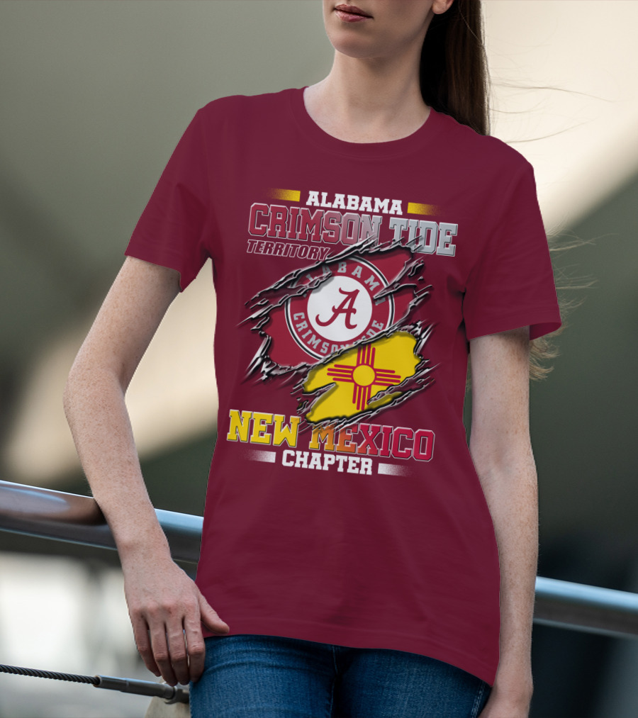 Alabama Crimson Tide Territory New Mexico Chapter T-Shirt