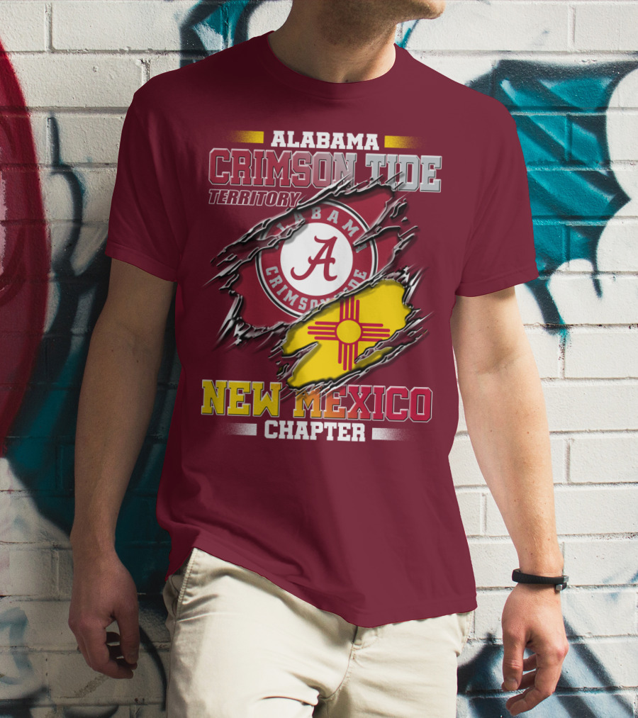 Alabama Crimson Tide Territory New Mexico Chapter T-Shirt