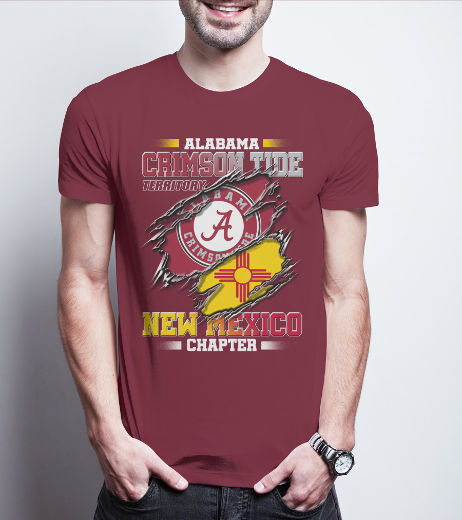 Alabama Crimson Tide Territory New Mexico Chapter T-Shirt