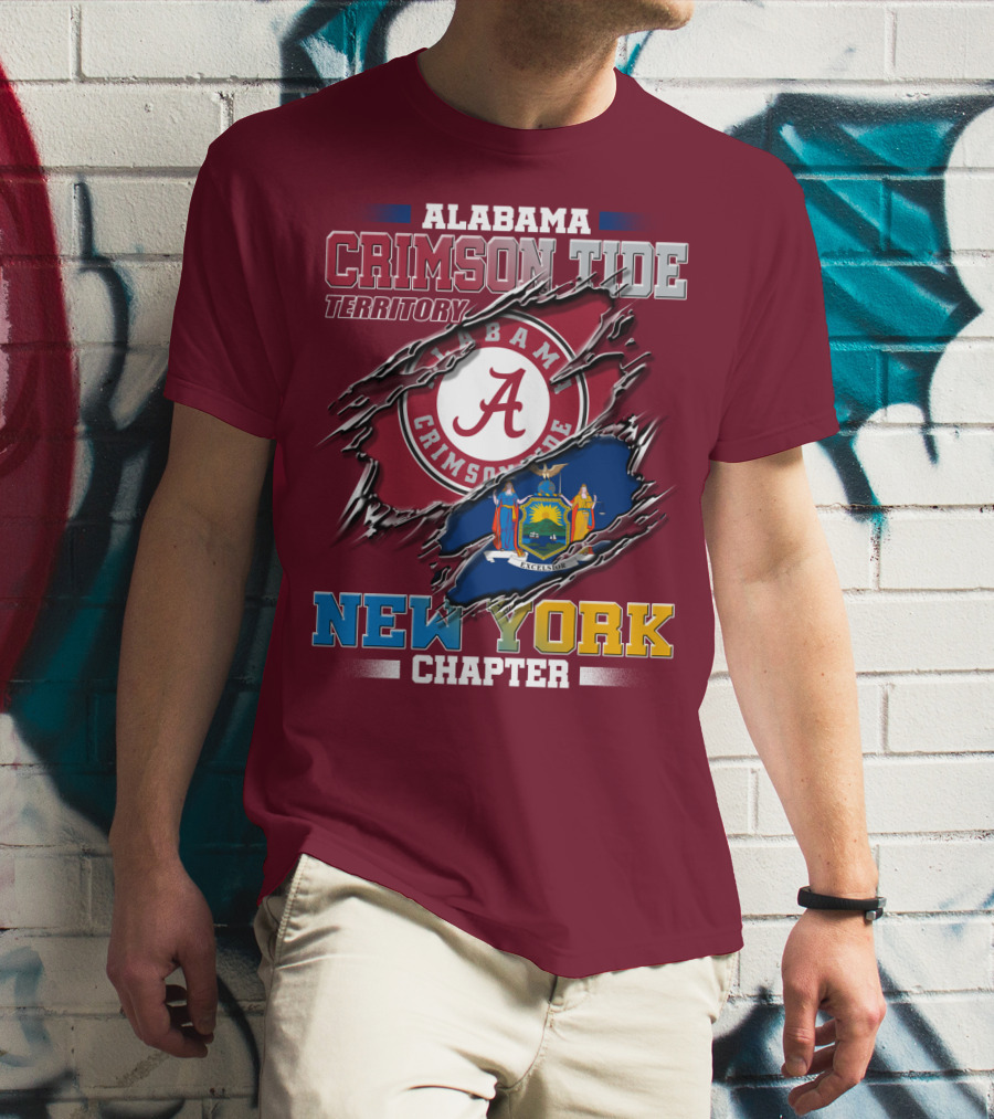 Alabama Crimson Tide Territory New York Chapter T-Shirt