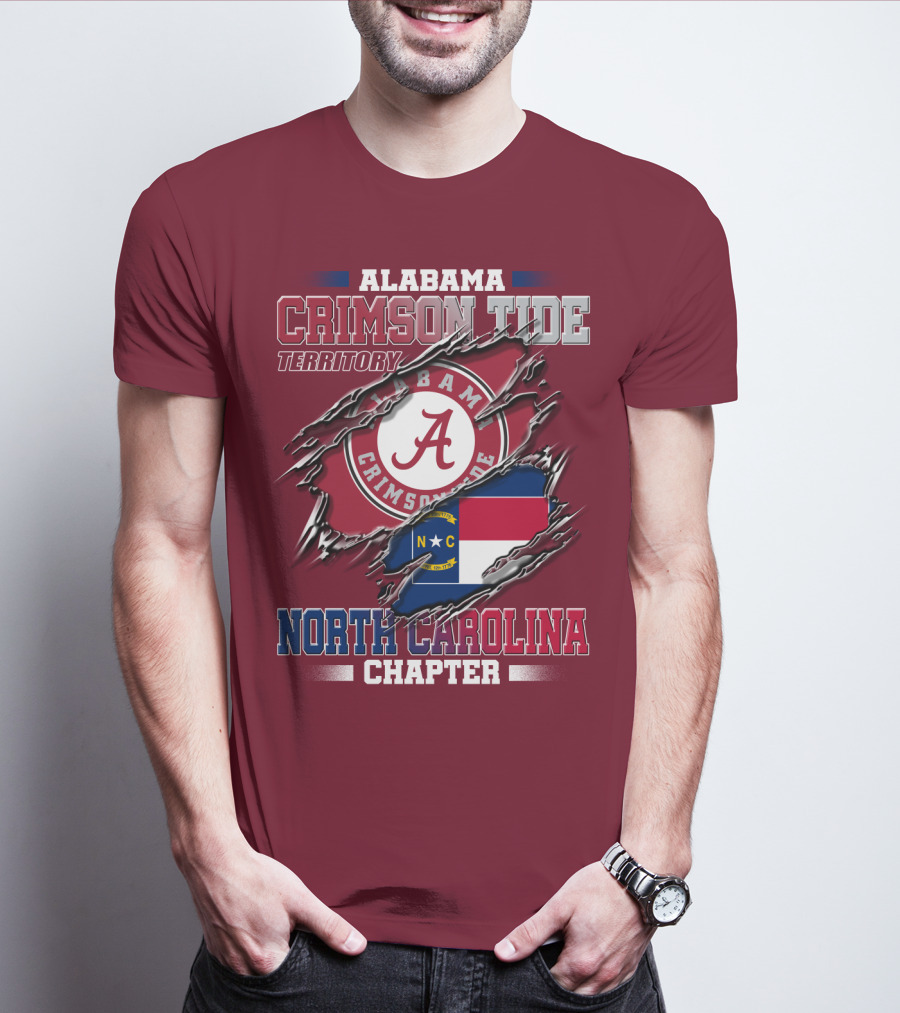 Alabama Crimson Tide Territory North Carolina Chapter T-Shirt
