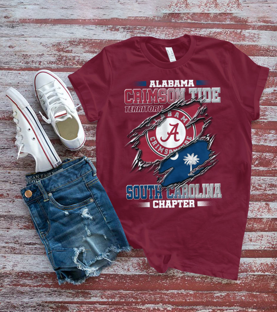 Alabama Crimson Tide Territory South Carolina Chapter T-Shirt