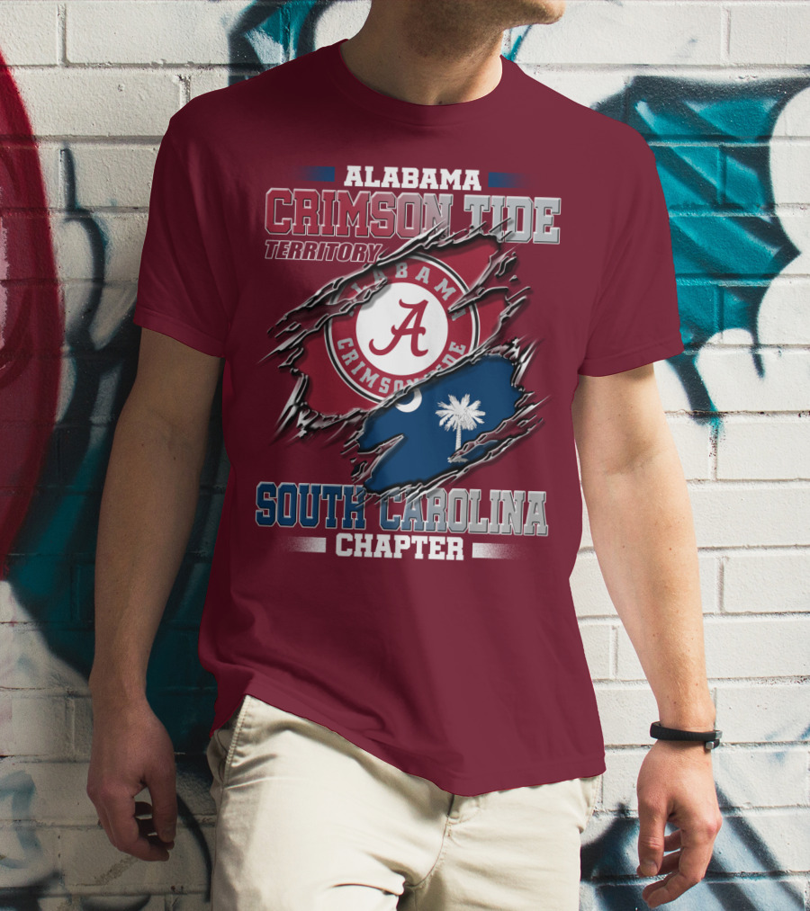 Alabama Crimson Tide Territory South Carolina Chapter T-Shirt