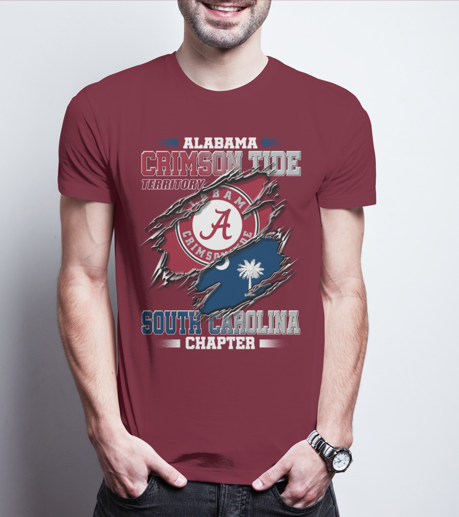 Alabama Crimson Tide Territory South Carolina Chapter T-Shirt