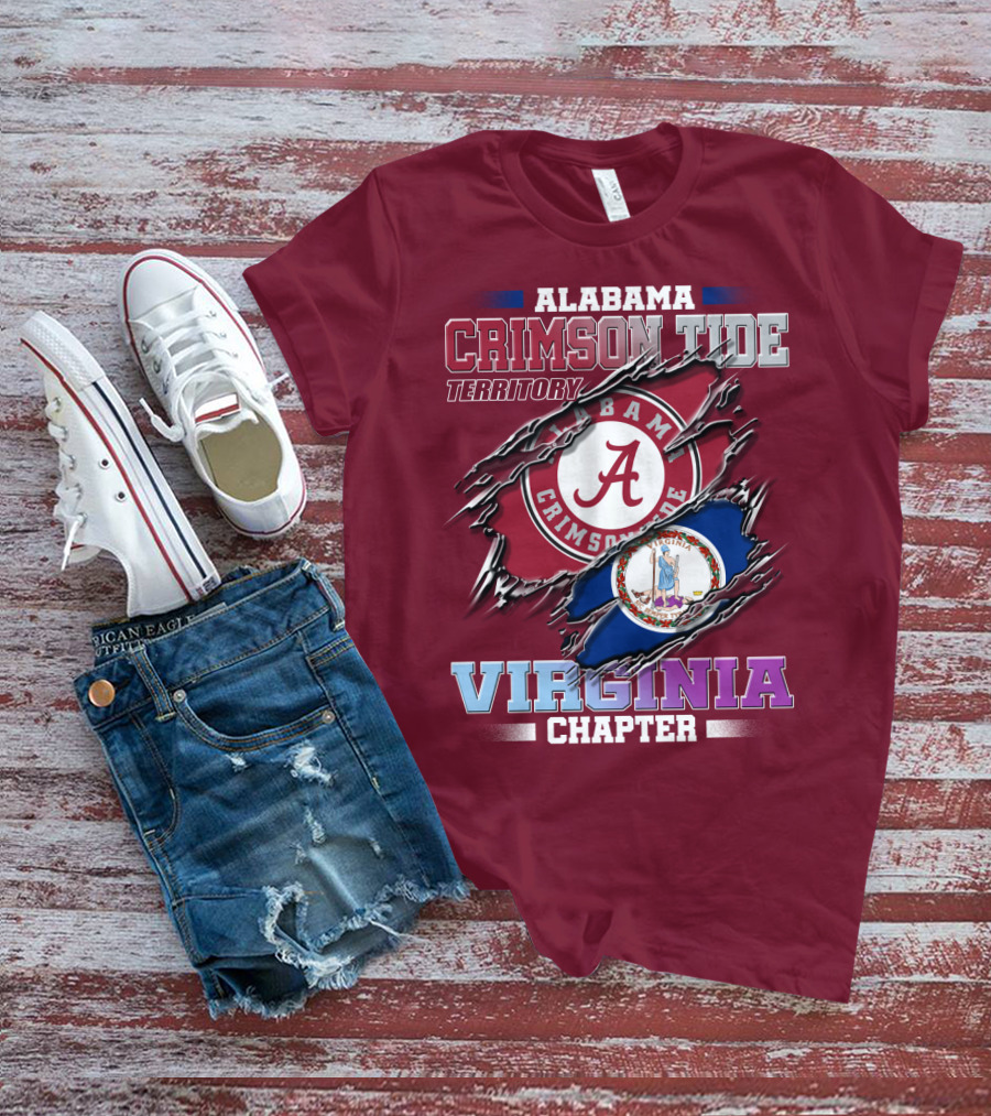Alabama Crimson Tide Territory Virginia Chapter T-Shirt