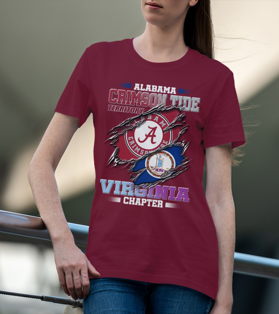 Alabama Crimson Tide Territory Virginia Chapter T-Shirt