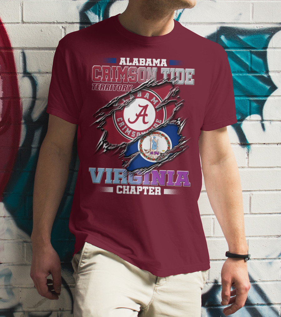Alabama Crimson Tide Territory Virginia Chapter T-Shirt