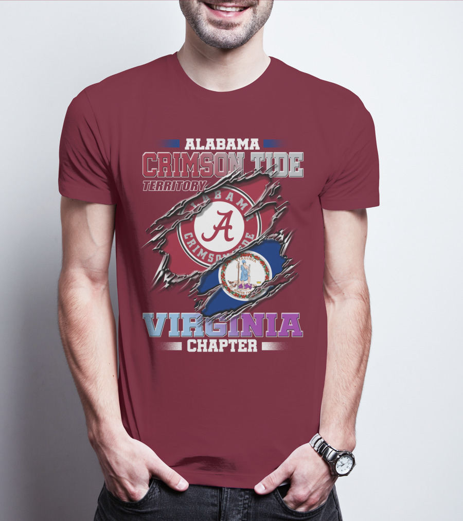 Alabama Crimson Tide Territory Virginia Chapter T-Shirt