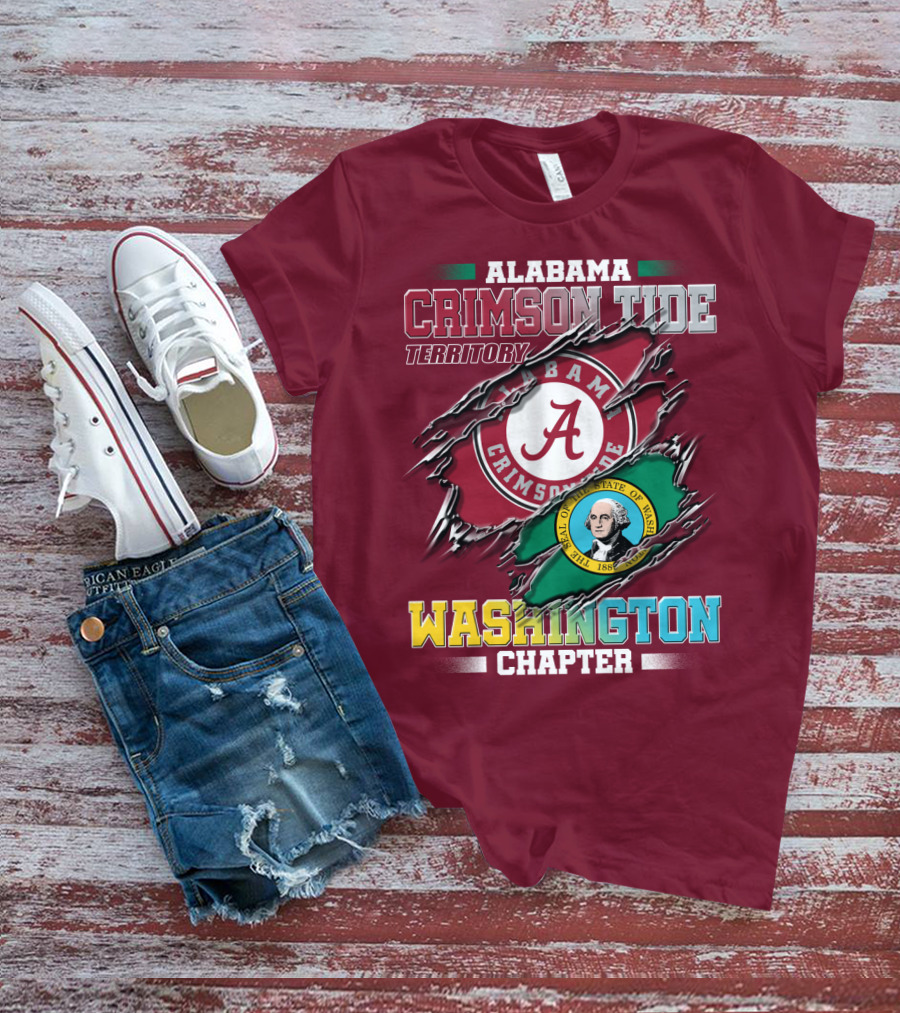 Alabama Crimson Tide Territory Washington Chapter T-Shirt
