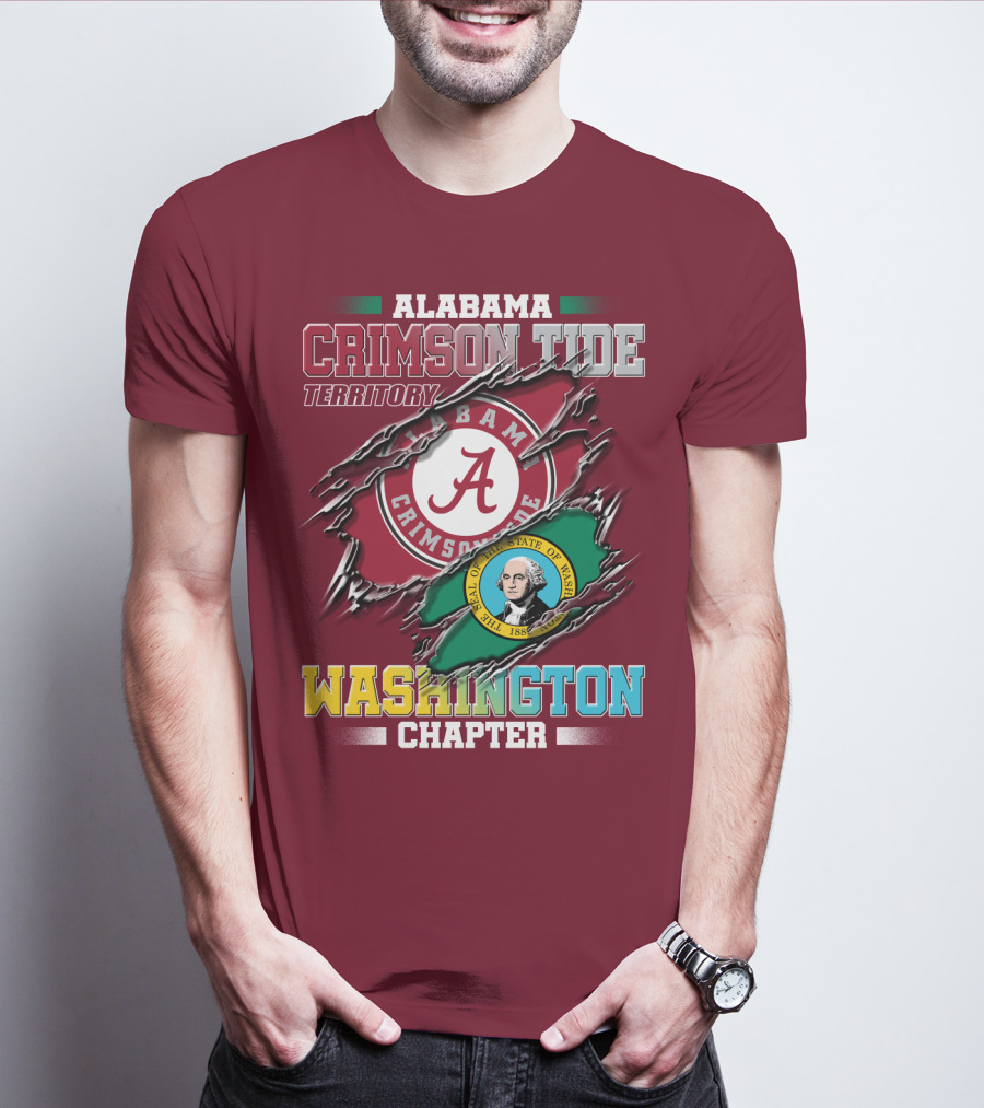Alabama Crimson Tide Territory Washington Chapter T-Shirt