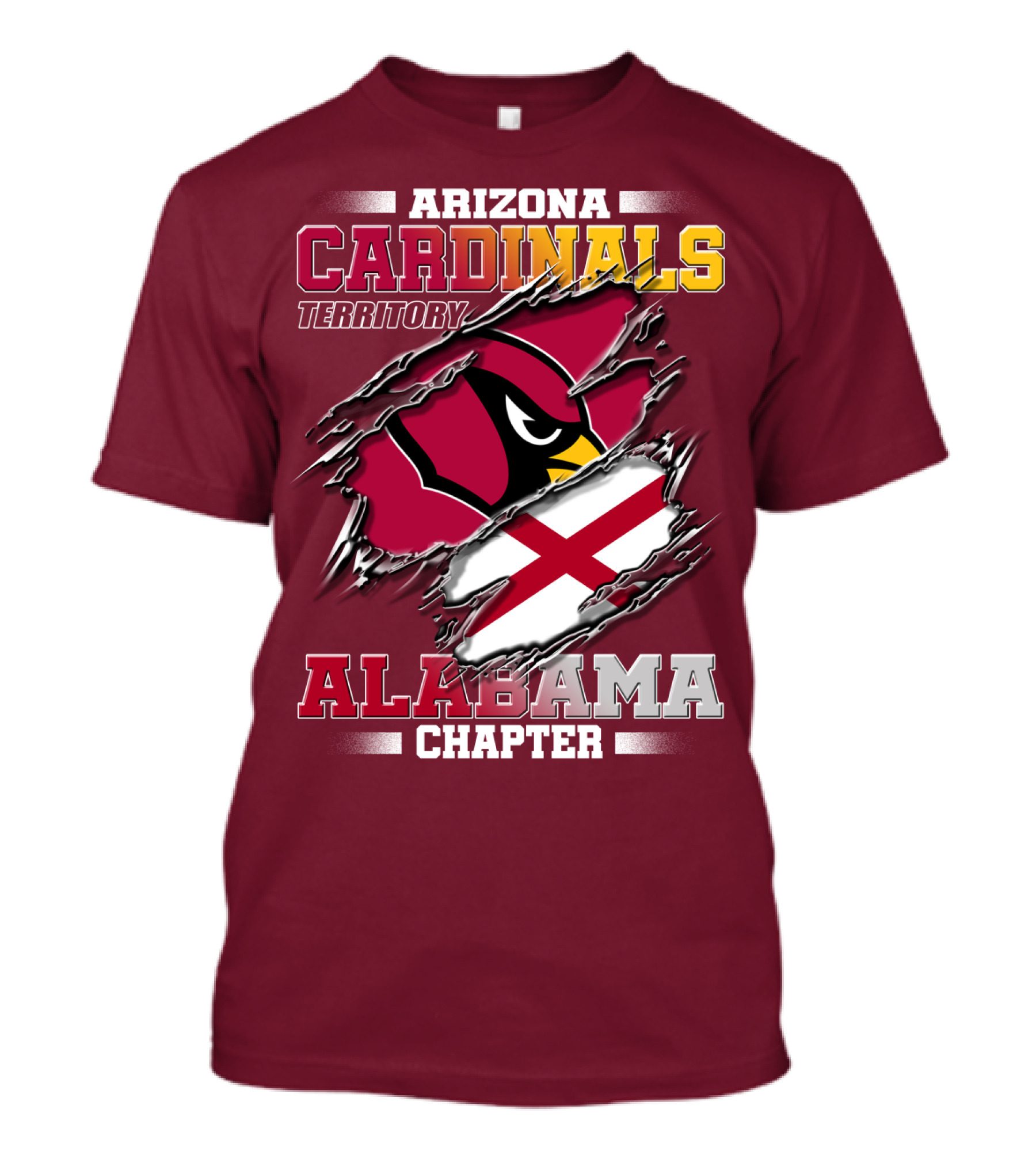 Arizona Cardinals Territory Alabama Chapter T-Shirt
