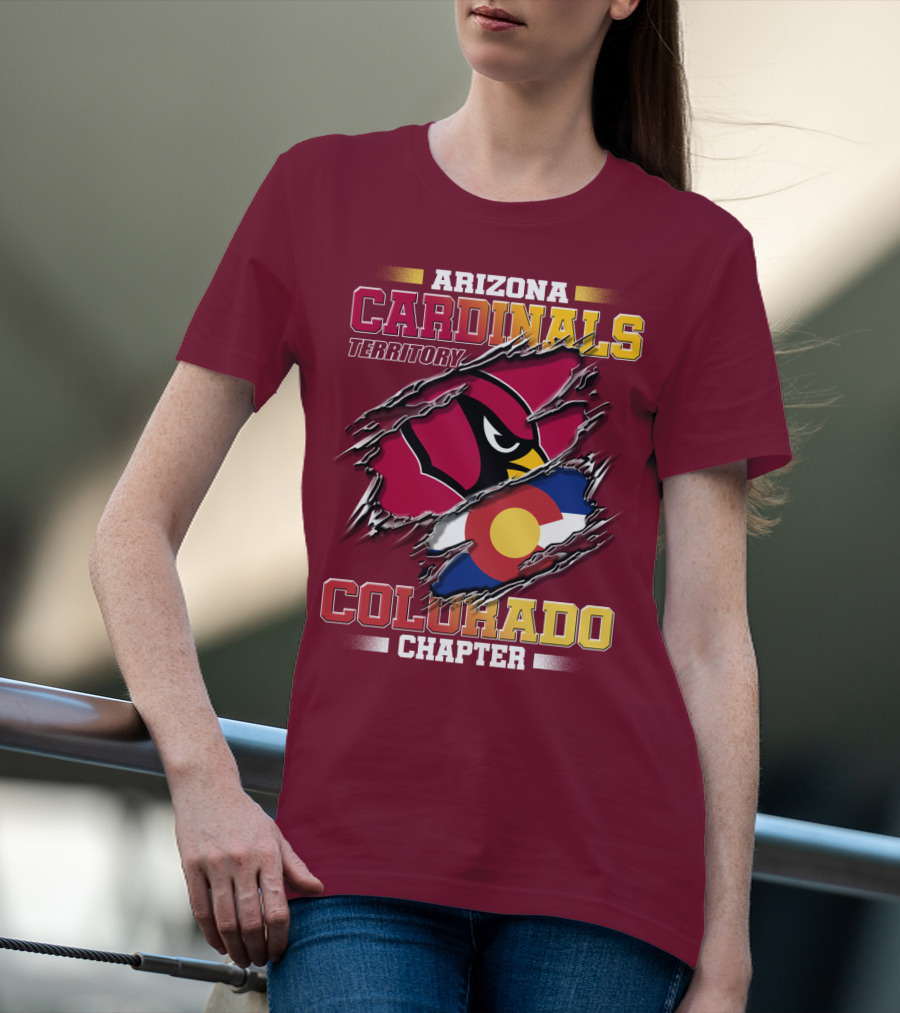 Arizona Cardinals Territory Colorado Chapter T-Shirt
