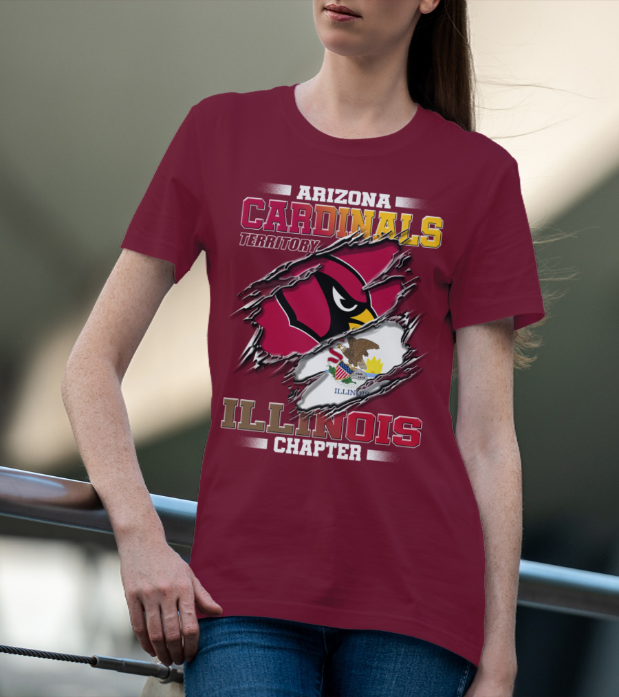 Arizona Cardinals Territory Illinois Chapter T-Shirt